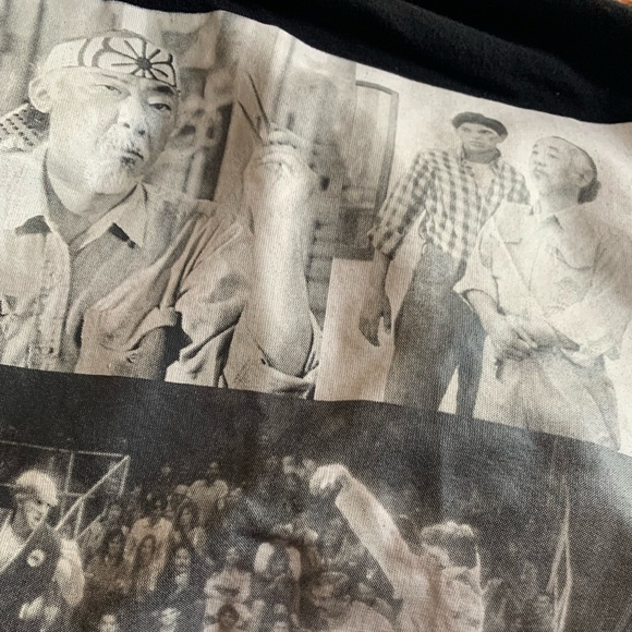 New CHEMISTRY The Karate Kid Long Sleeve Black Tee Shirt Mens XL - Picture 7 of 8